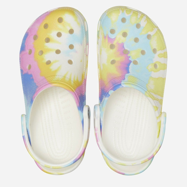 Чоловічі крокси Crocs Classic Tie-Dye Graphic CR205453-WHMT 42-43 (M9) 26.3 см Різнокольорові (191448412873) - зображення 3