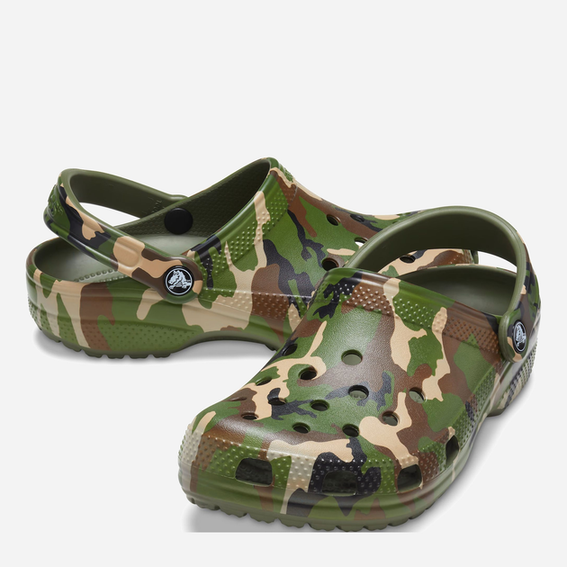 Chodaki męskie Crocs Classic Printed Camo CR206454-AGMT 42-43 (M9) 26.3 cm Kamuflaż (191448728851) - obraz 2
