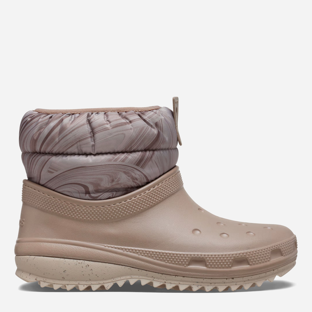 Śniegowce damskie krótkie ocieplane Crocs CR207311-MUSH 42-43 (W11) 27.2 cm Brązowe (196265136315) - obraz 1