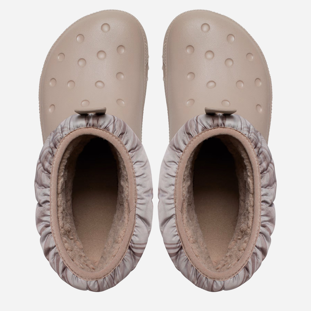 Śniegowce damskie krótkie ocieplane Crocs CR207311-MUSH 36-37 (W6) 22.9 cm Brązowe (196265136346) - obraz 3