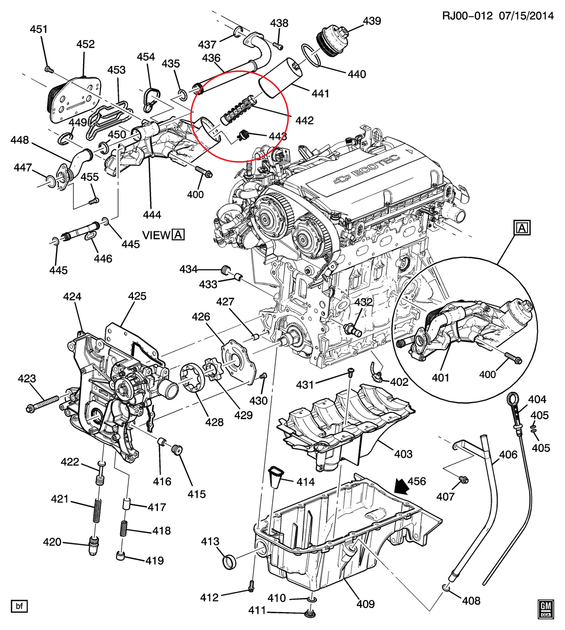 Клапан корпуса масляного фильтра Opel 1.6L-1.8L 5541525 93186324 55353322 12992593 3C3Z6800A KL5541525 - изображение 6