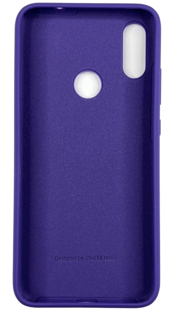 Чохол Soft Case на Xiaomi Redmi Note 7 purple - зображення 2
