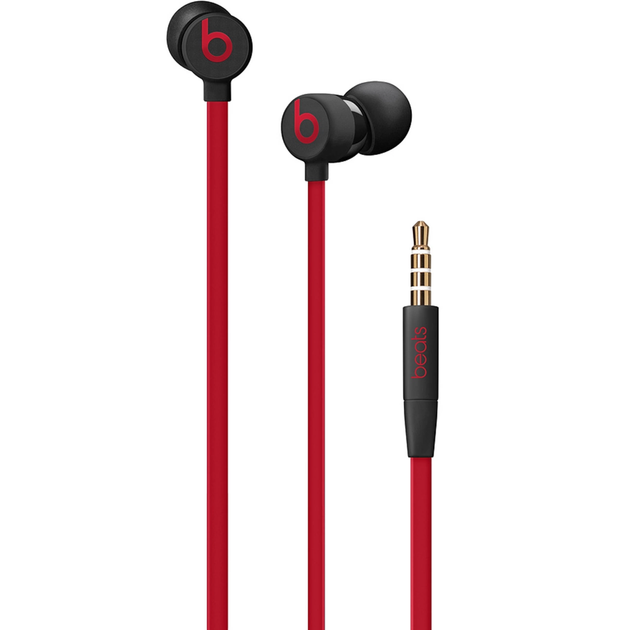 Проводные наушники Beats by Dr. Dre urBeats3 Earphones with 3.5mm Plug, Black Red (MUFQ2) - изображение 2