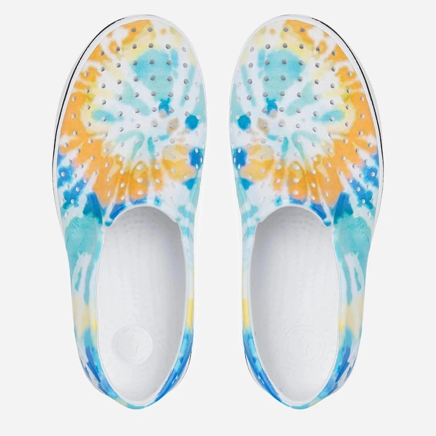 Чоловічі сліпони Native Miles Print 903980-60-171 41.5 (8US) 26 см Блакитний/Помаранчевий (4894401833789) - зображення 5