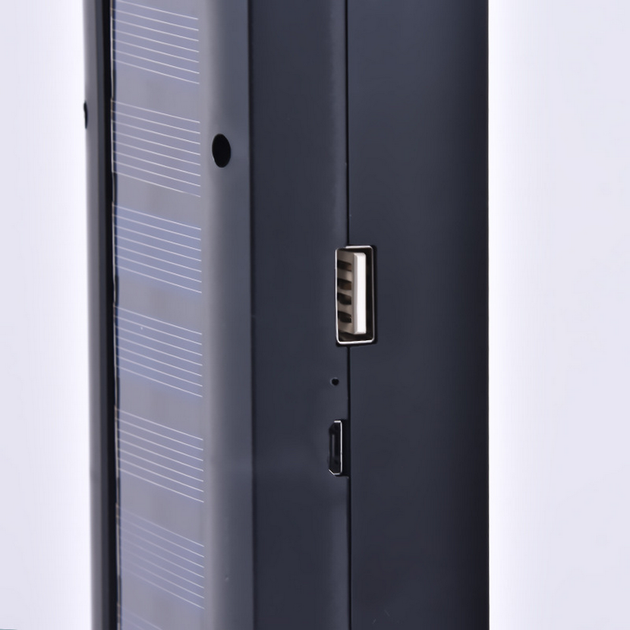 Ліхтар-прожектор 2в1 акумуляторний 3600 мАг, 48 LED, з USB-зарядкою, PowerBank та сонячною панеллю, HEL-6866T - зображення 8