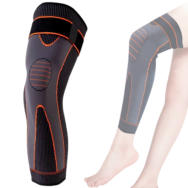 Наколенник компрессионный с фиксатором 1шт, длинный KNEE SUPPORT MA-23 ...
