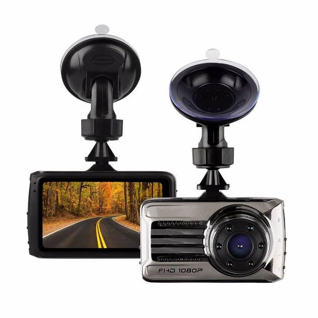 Автомобильный регистратор с двумя камерами DVR V13 - изображение 2