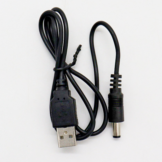 Кабель для WiFi роутера 5В, USB-DC, для підключення до Power Bank, 80 см - зображення 4