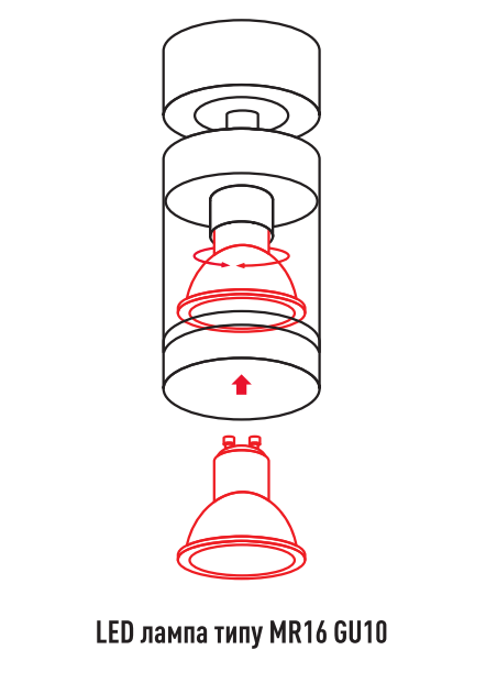 Светильник точечный накладной поворотный без лампы MAX-SD-GU10-BL MAXUS Surface Downlight Base MR16 GU10 Black - Фото 8 Светильник точечный накладной поворотный без лампы MAX-SD-GU10-BL MAXUS Surface Downlight Base MR16 GU10 Black - изображение 8