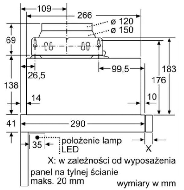 Витяжка Bosch DFL063W56 - зображення 4