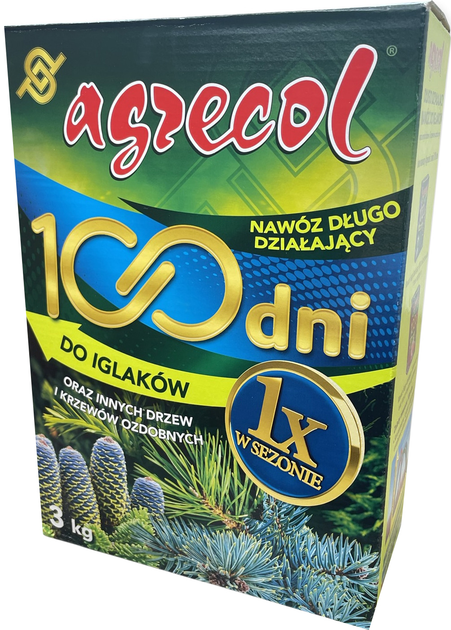Удобрение Agrecol 100 дней для хвойных растений 3 кг (2018040474) 