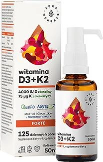 Вітамін D3 Aura Herbals 4000 K2Mk7 50 мл MCT (AH843) - зображення 1