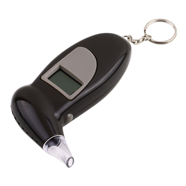 Алкотестер Digital Breath Alcohol Tester со сменными мундштуками, Черный - изображение 7