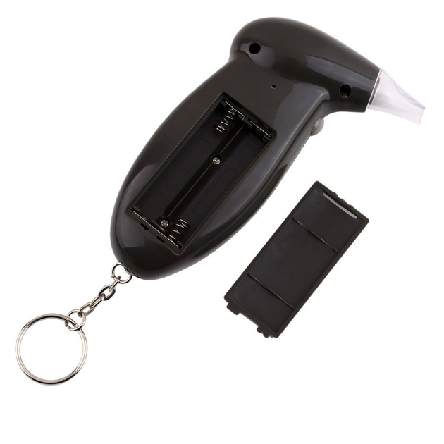 Алкотестер Digital Breath Alcohol Tester со сменными мундштуками, Черный - изображение 8