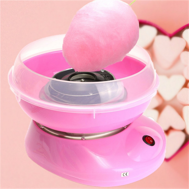 Апарат для приготування солодкої вати Cotton Candy Maker, Рожевий - зображення 3