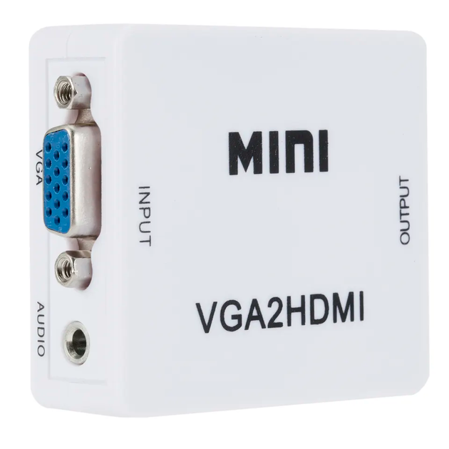 Конвертер з VGA на HDMI, зі звуком та зовнішнім живленням, 1080Р - зображення 6