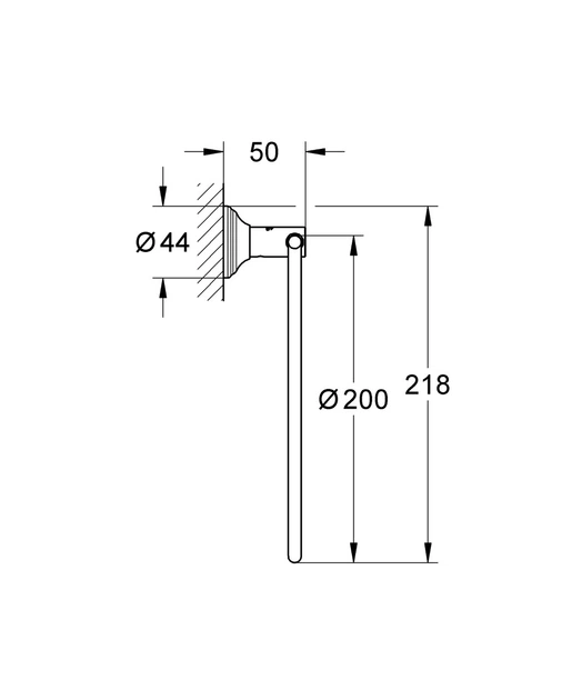 Кільце для рушника Grohe Essentials Authentic (40655001) kr - зображення 2