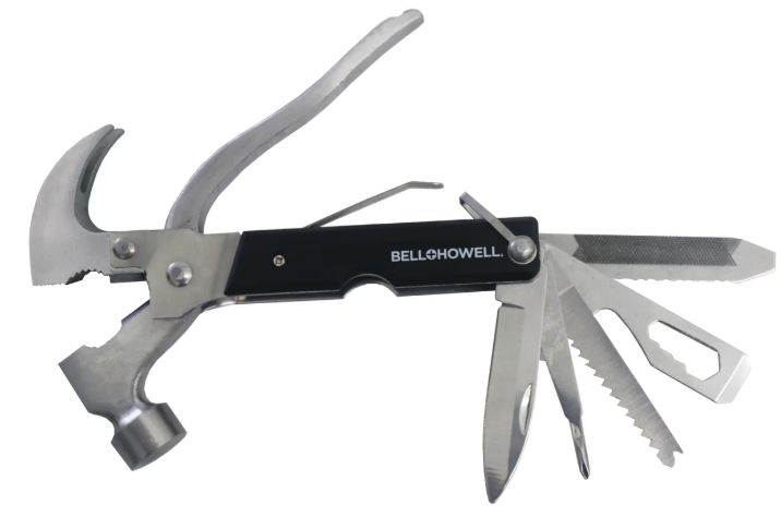 Мультитул компактный складной с молотком Tactool 18 в 1 Black (TC09821) - Фото 4 Мультитул компактный складной с молотком Tactool 18 в 1 Black (TC09821) - изображение 4