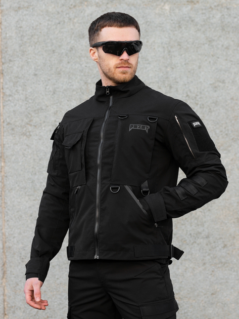 Куртка тактична BEZET 6300 XXL Чорна (2000134562496) - зображення 2