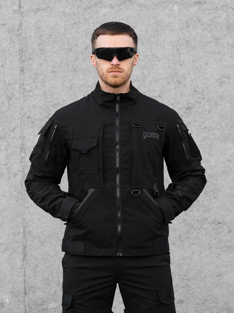 Куртка тактична BEZET 6300 XXXL Чорна (2000093214313) - зображення 1
