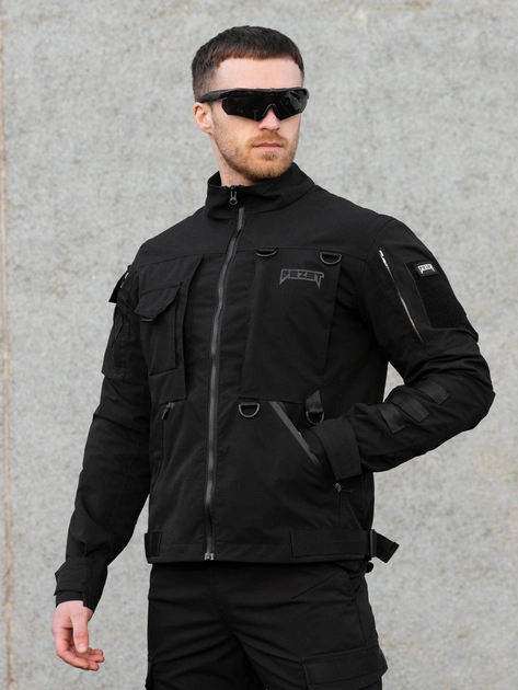 Куртка тактична BEZET 6300 XXXL Чорна (2000093214313) - зображення 2