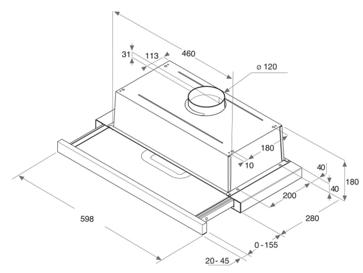 Okap kuchenny Whirlpool AKR 6390/1 IX - obraz 3