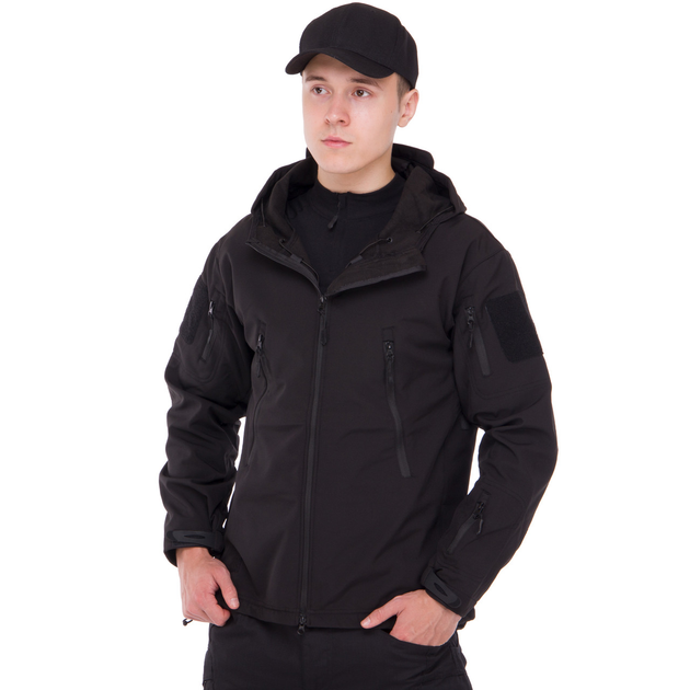 Куртка тактическая Zelart Tactical Scout Heroe 5707 размер L (48-50) Black - изображение 1