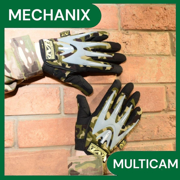 Тактичні рукавички M=Pact MECHANIX WEAR Мультикам L - зображення 1