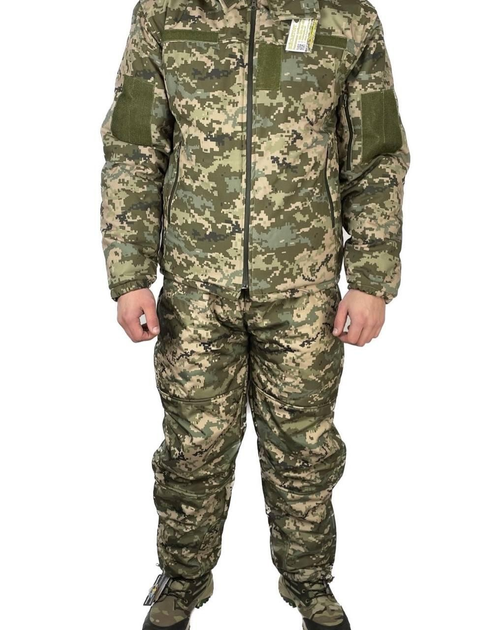 Зимовий костюм TAC (куртка+штани з підтяжками) піксель, розмір M - зображення 1