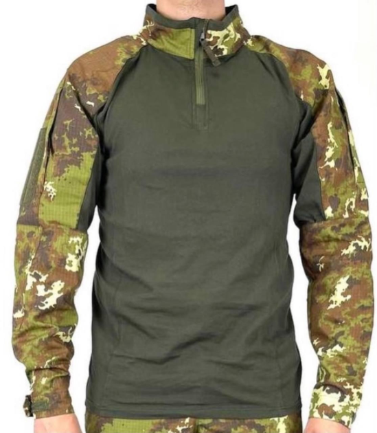 Тактическая боевая рубашка Убакс зеленый мультикам, размер 56-58 5/6 - изображение 1