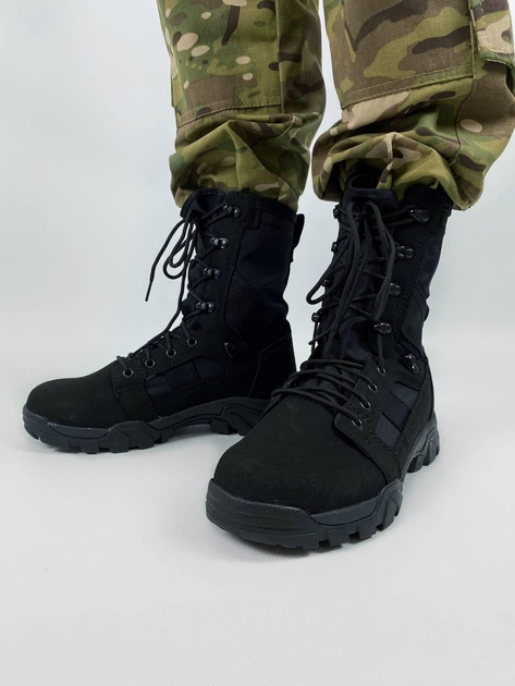 Военные Берцы тактические демисезонные Brandit черные, размер 46 - изображение 2