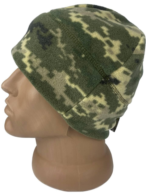Зимняя военная шапка тактическая пиксель, размер XL - изображение 2