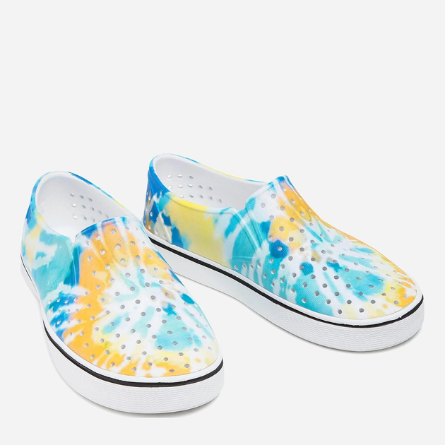 Чоловічі сліпони Native Miles Print 903980-60-171 42.5 (9US) 27 см Блакитний/Помаранчевий (4894401833796) - зображення 4