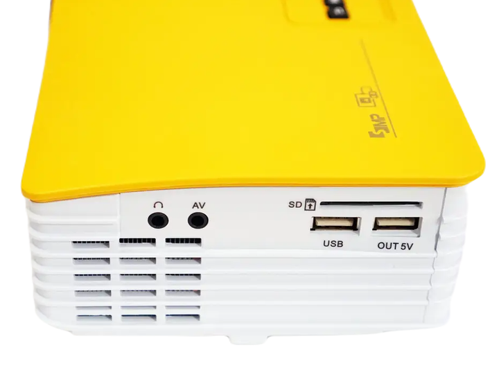 Проектор портативный мультимедийный Unic UC36 LED 1000 люмен White-Yellow (3_01813) - изображение 5