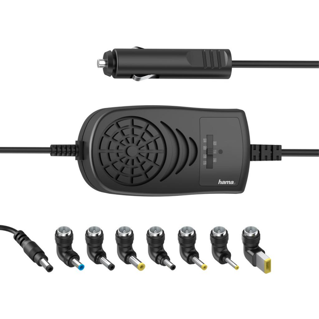 Блок питания к ноутбуку Hama Автомобильный 12V 120W Универсальный (00200009) - изображение 1