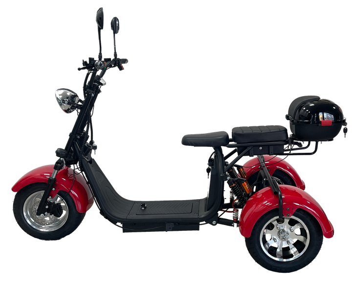 Електроскутер Atlas Hunter Red 3000W 60V24Ah - Фото 3 Електроскутер Atlas Hunter Red 3000W 60V24Ah - зображення 3