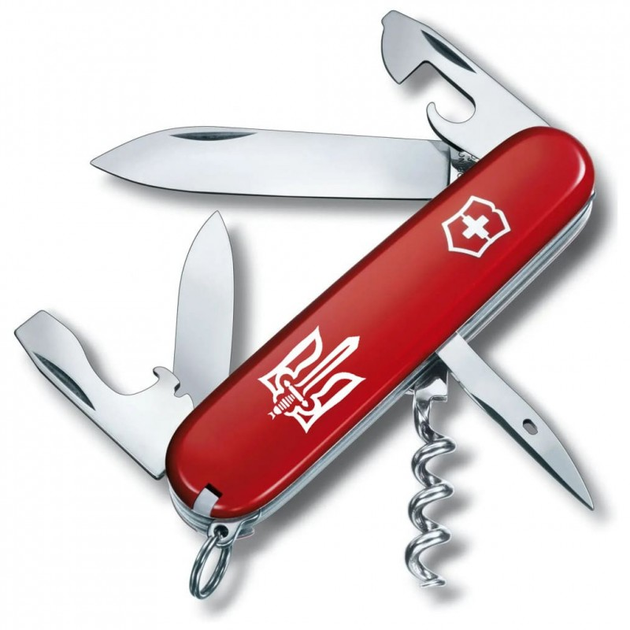 Нож Victorinox Spartan Ukraine Red "Тризуб ОУН" (1.3603_T0300u) - изображение 1