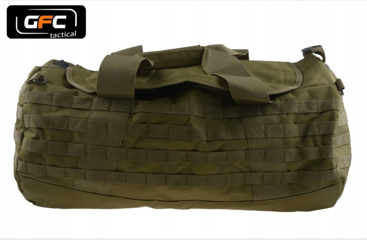 Військово-рюкзак-баул GFC Tactical Оливковий 56 л - зображення 1