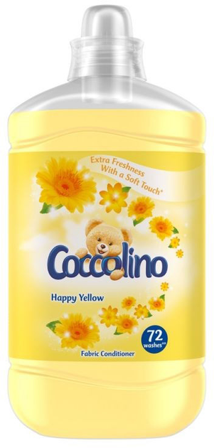 Кондиціонер для білизни Coccolino Happy Yellow 1800 мл (8710447283219) - зображення 1