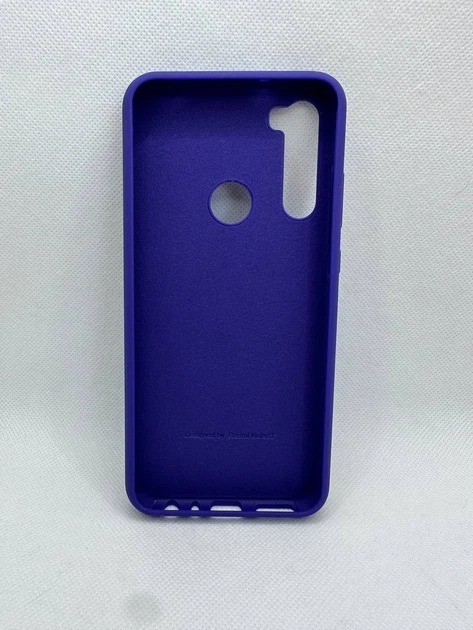 Чохол Silicone Cover Full для Xiaomi Redmi Note 8T Темно-фіолетовий - Фото 2 Чохол Silicone Cover Full для Xiaomi Redmi Note 8T Темно-фіолетовий - зображення 2