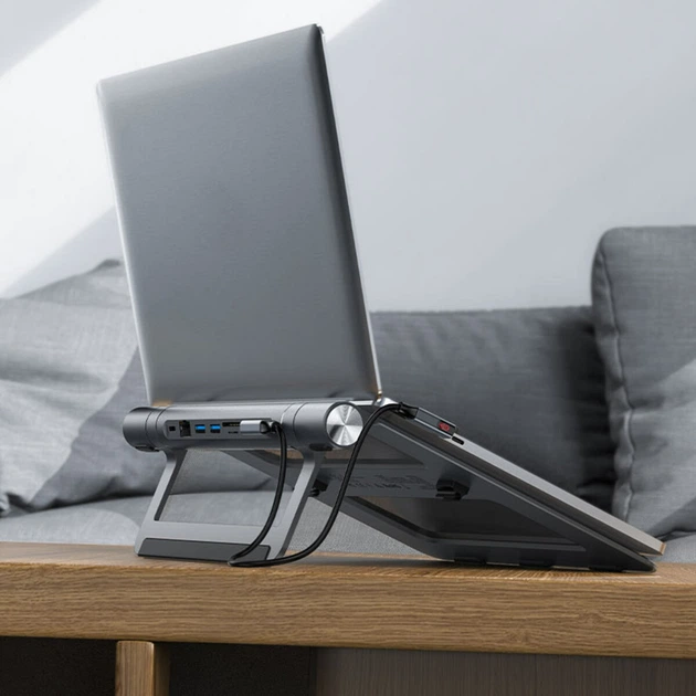 Підставка для ноутбука ACEFAST E5 PLUS USB-C MULTIFUNCTIONAL STAND HUB FOR LAPTOP(AFE5) - зображення 5