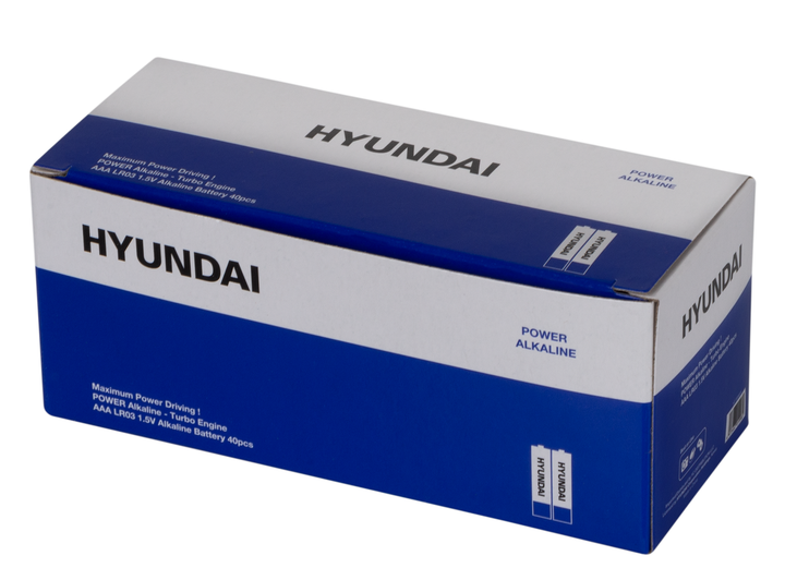 Батарейка Hyundai LR03 AAA Shrink 2 Alkaline (6793733) - изображение 2