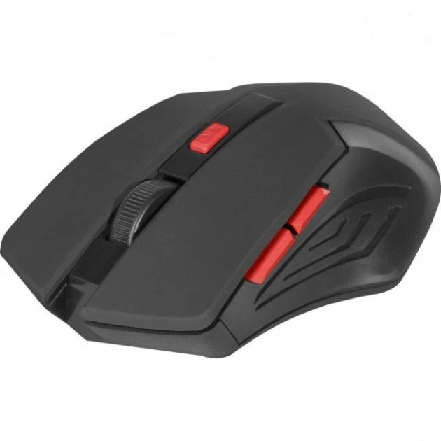 Мишка Defender Accura MM-275 Black-Red (52276) - Фото 1 Мишка Defender Accura MM-275 Black-Red (52276) - изображение 1