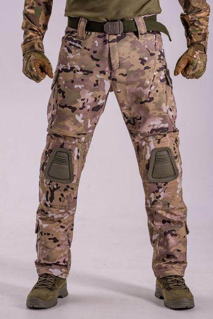 Тактические брюки Softshell DEMI SM Group розмір L Мультикам - изображение 1