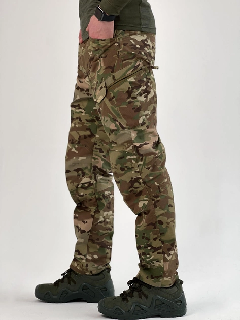 Тактичні штани мультикам ЗСУ камуфляж 34 - зображення 2