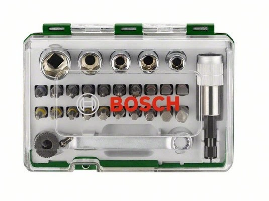 Набор бит Bosch 27 шт ключ трещетка (2607017160) - изображение 2