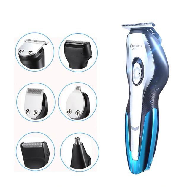 Універсальний триммер-електробритва 11 в 1 Kemei KM-5031 для стрижки волосся бороди з насадками професійна (SK-N4704-14270S) - зображення 1