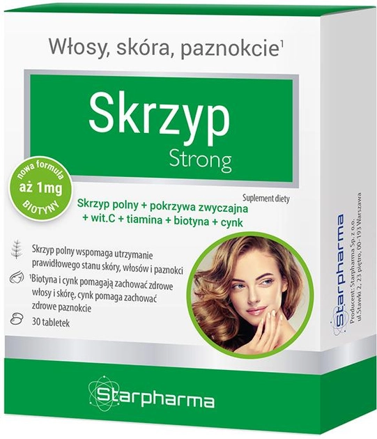 Екстракт хвоща Starpharma Skrzyp Strong 30 таблеток (SP116) - зображення 1