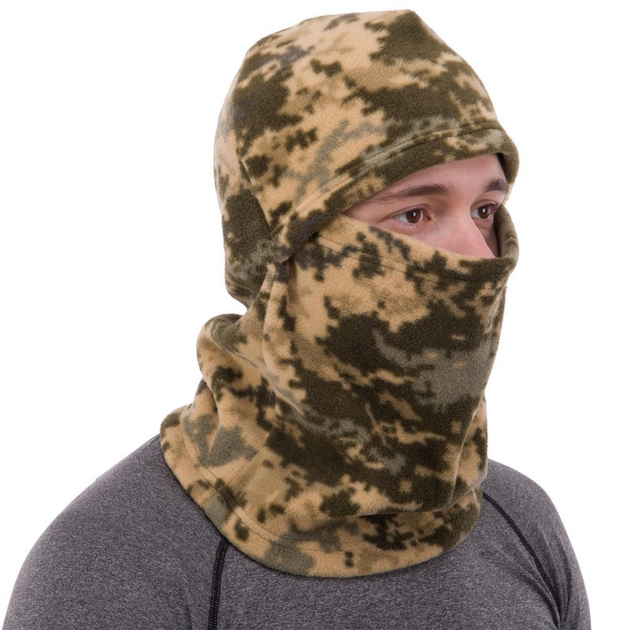 Балаклава підшоломник мультифункціональна тактична 3в1 Zelart Heroe 00628 Camouflage Marpat - зображення 2