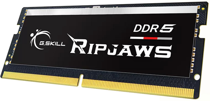Оперативна пам'ять G.Skill SODIMM DDR5-4800 65536MB PC5-34800 (Kit of 2x32768MB) Ripjaws Black (F5-4800S3838A32GX2-RS) - зображення 6